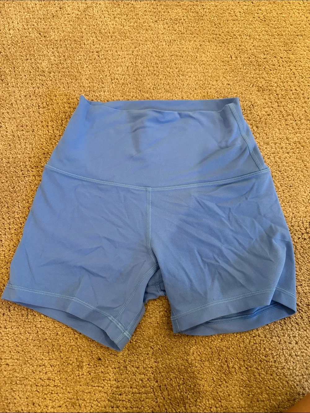 lululemon athletica High-Waist Athletic Shorts in Sky Blue